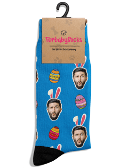 Custom-Blue-Easter-Socks