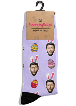 Custom-Lavender-Easter-Socks
