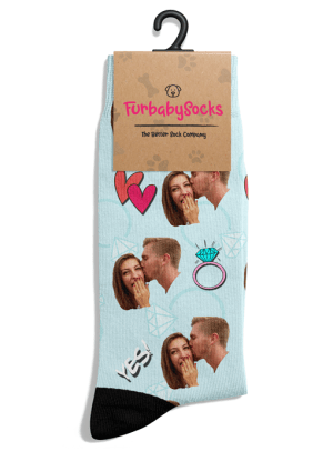 Custom Engagement Socks